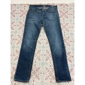 Tag Jeans Womens 32 Blue Denim Straight Leg Stretch Pants ID 1068 Medium Wash